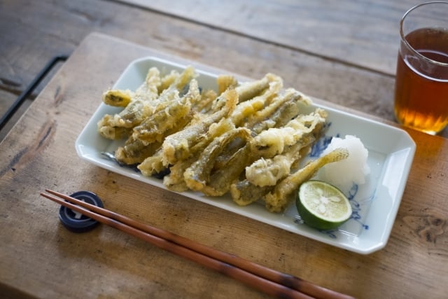 ハゼ釣りのあとはハゼの天ぷらを食べよう