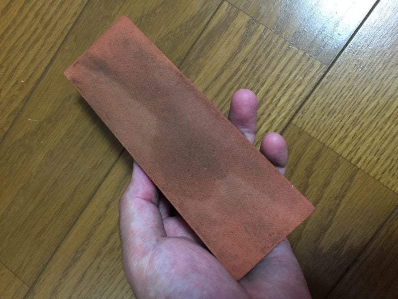 魚包丁は砥石を使う