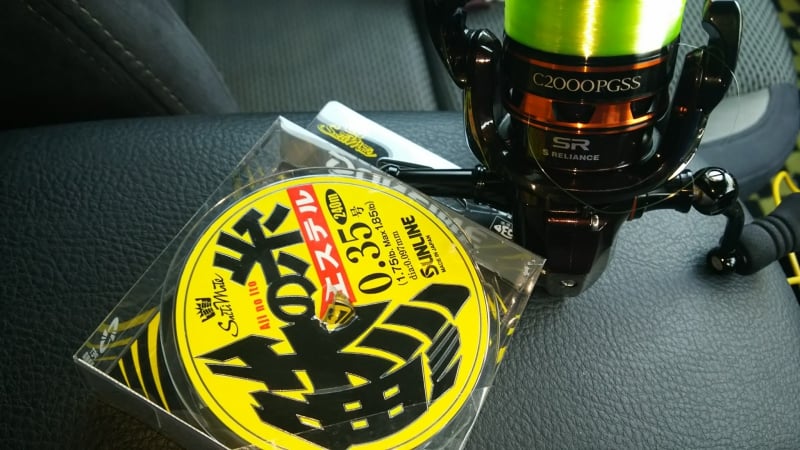 アジングラインの太さ