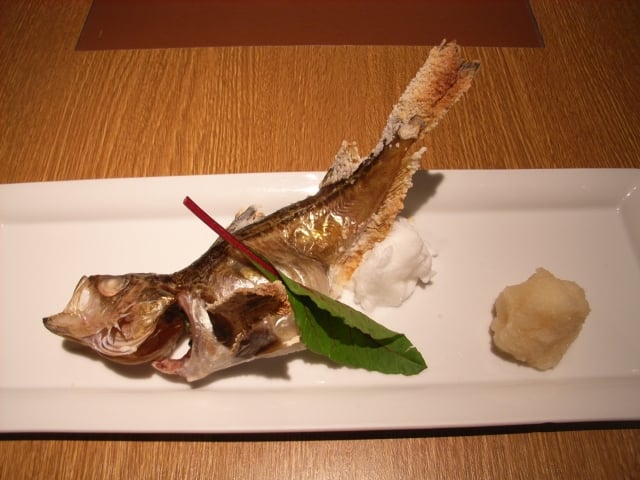 ハタハタの塩焼き