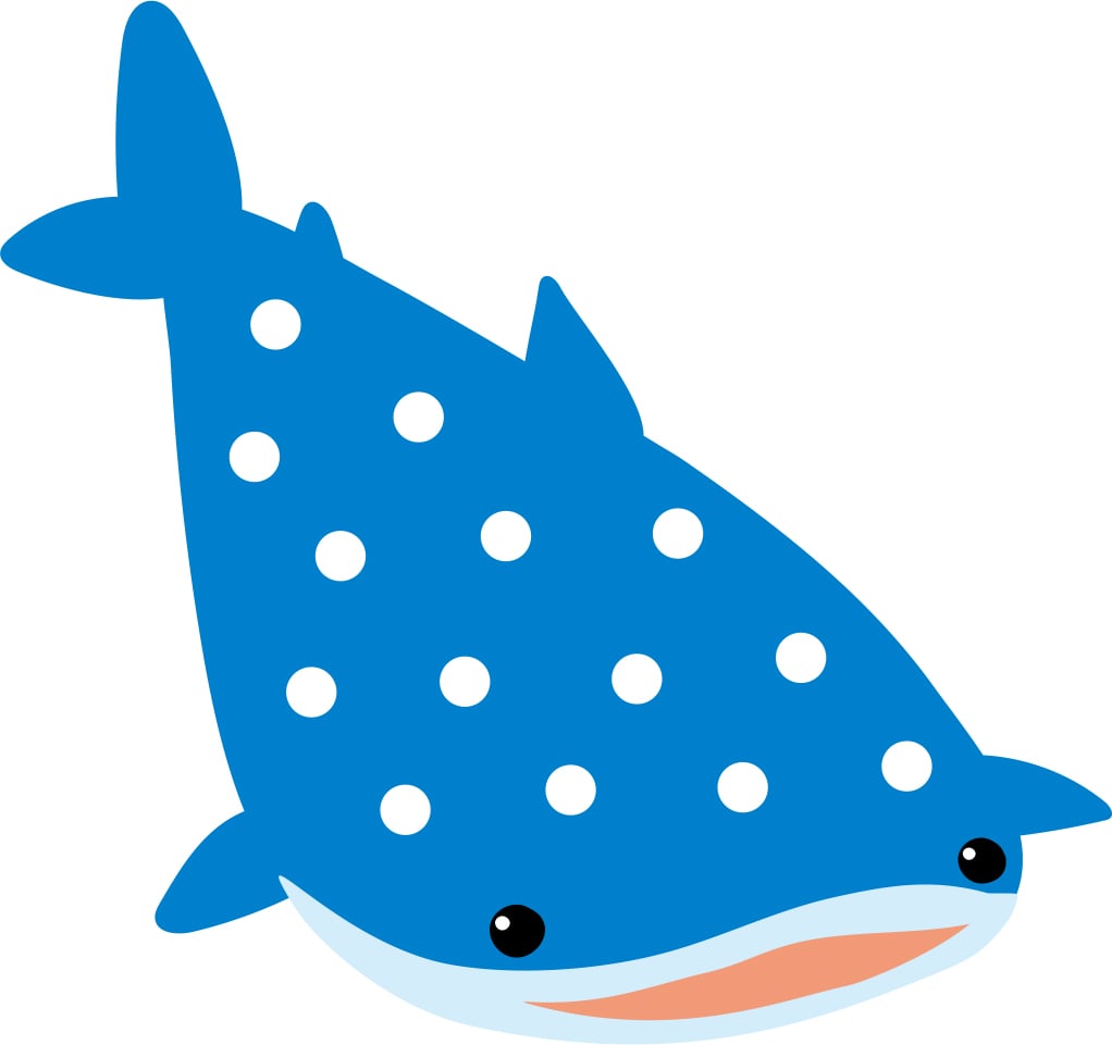 ジンベエザメのイラスト