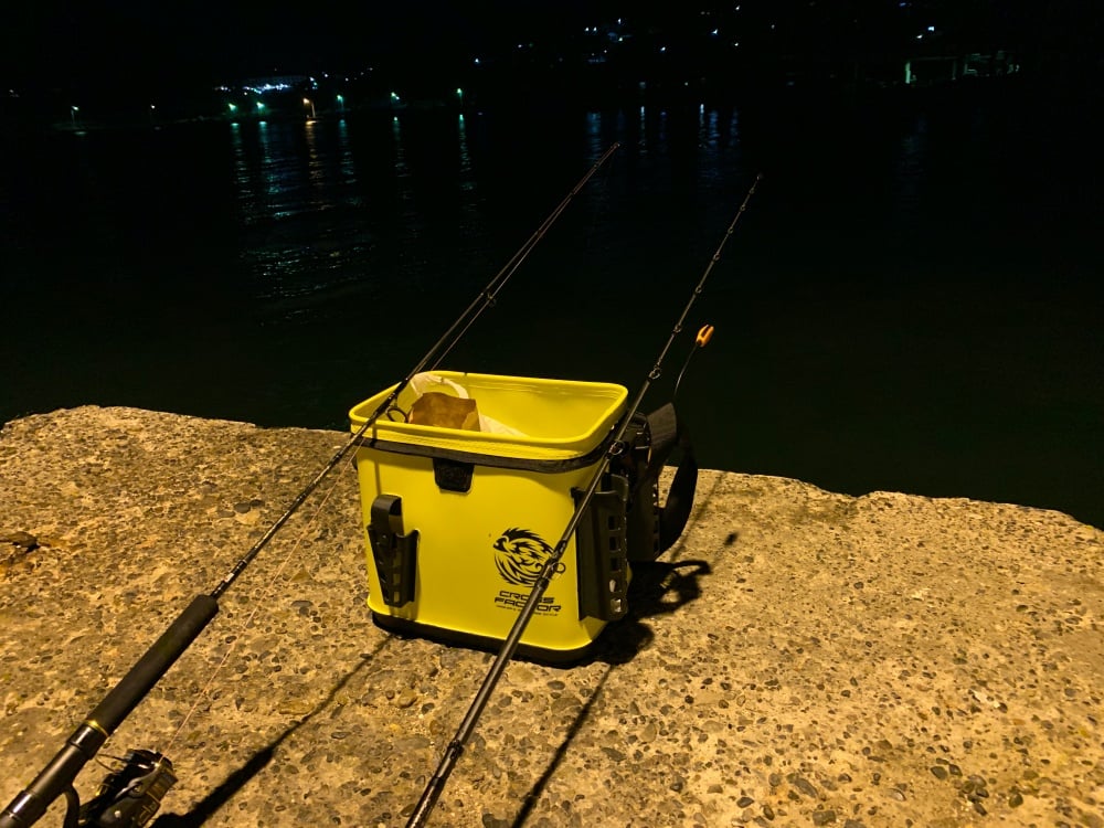 夜釣りは楽しい！