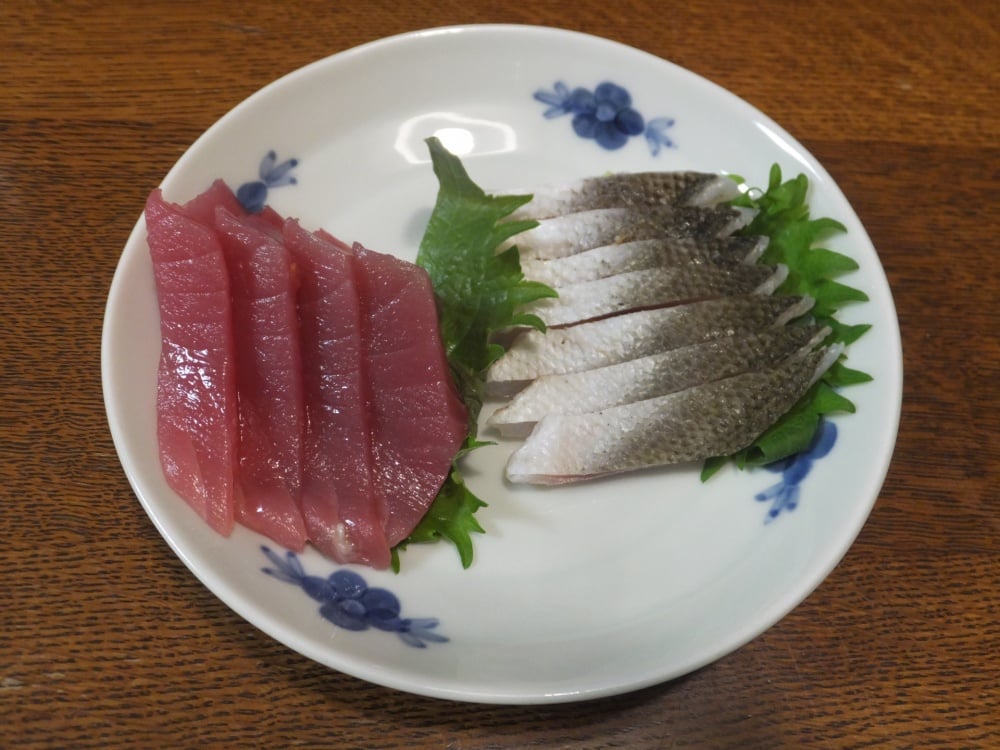 新鮮なカマスは刺身でも