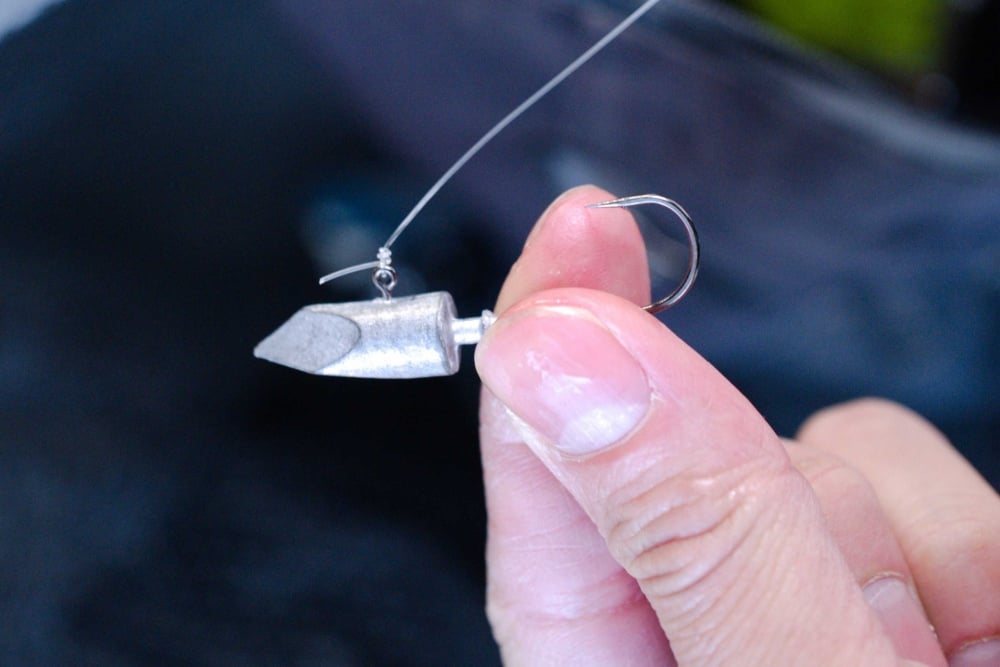 太刀魚ワインド専用のジグヘッド