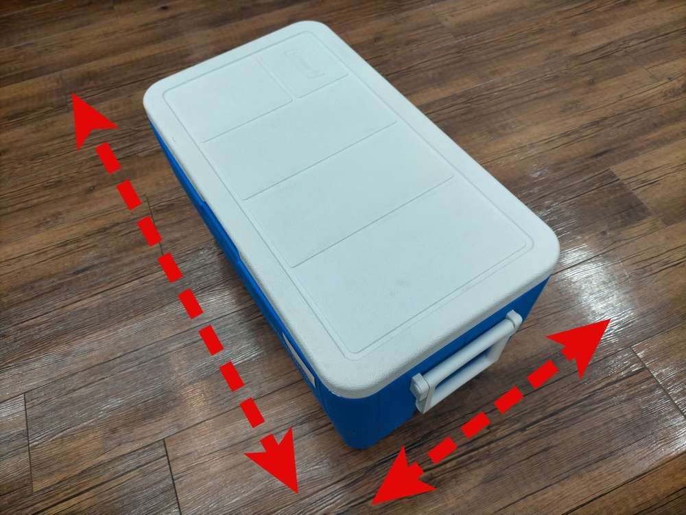 釣り用クーラーボックスのサイズ選び